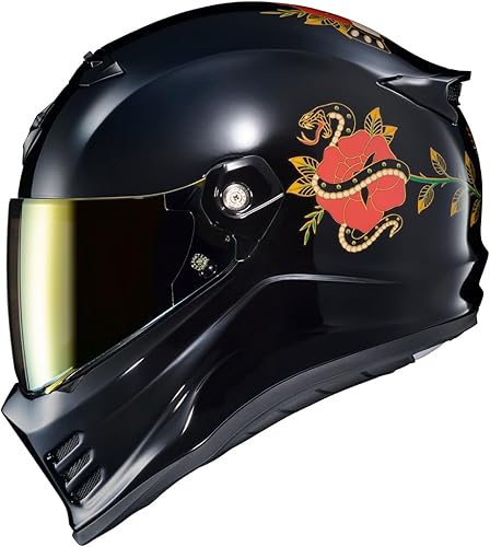 Miniatura 9 de ScorpionEXO Covert FX - Casco de motocicleta de cara completa para adultos, estilo Street Fighter con bolsillos para altavoces listos para