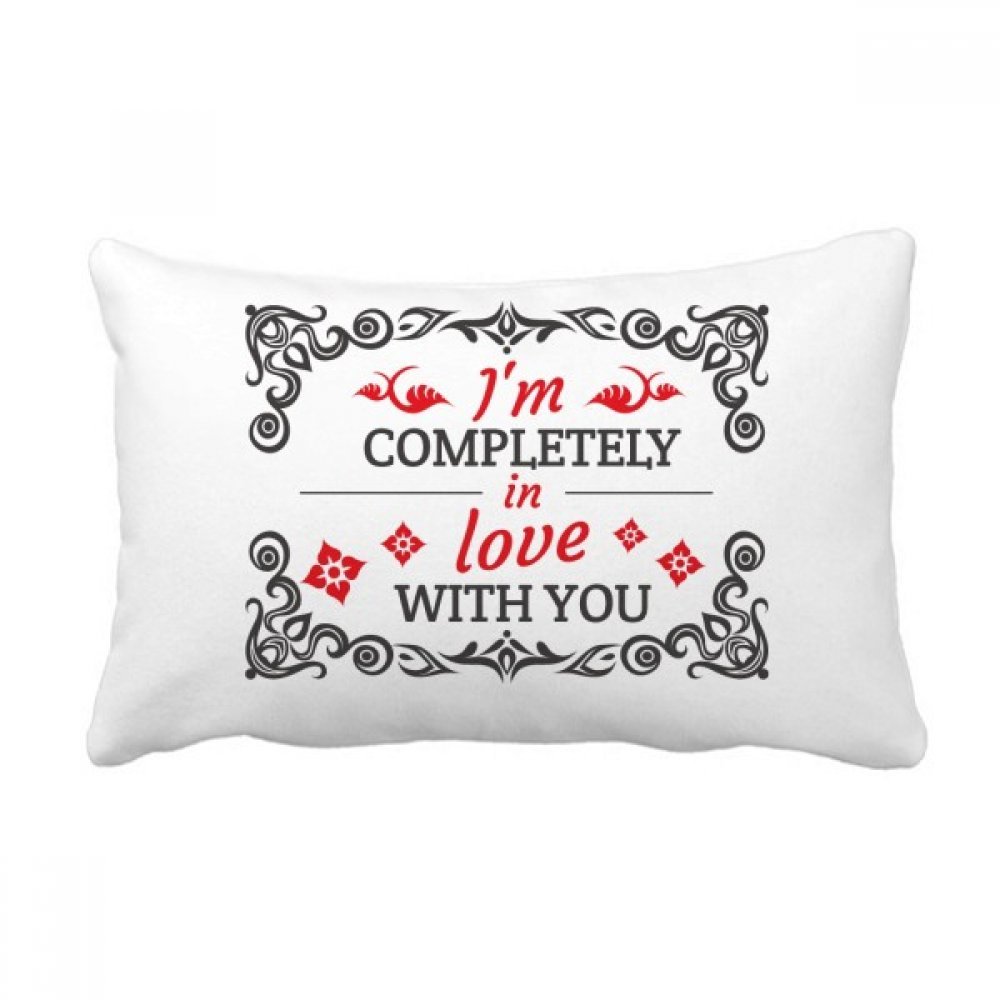 Coussin Saint-Valentin "Je suis en Amour" pour déco canapé salon romantique
