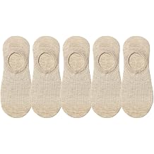 No Show Invisible Socks 5 Pairs Of Trainer For Men And Women With Non Slip Silicone Solid Boat All Day Comfort 2