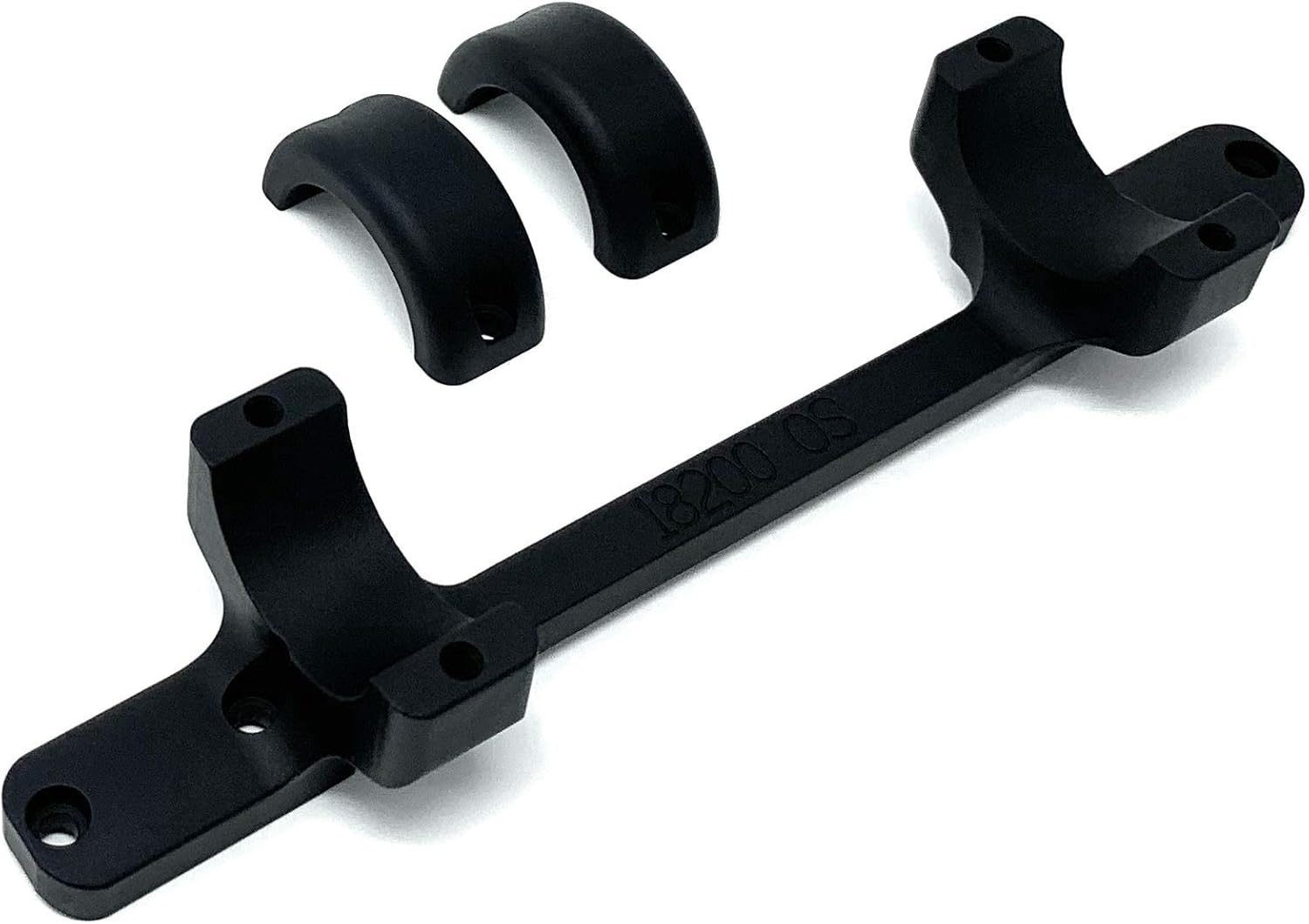 DNZ 18200OS Game Reaper 1-Piece Scope Mount & Rings, Savage-All Round Receiver-Offset Rings-Long Action-Medium. Mount-Black