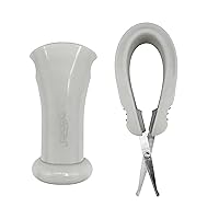 Vista 7 de Kit de Esenciales para el Cuidado del Bebé de Dr. Brown, Tijeras para Uñas con Estuche, Aspirador Nasal, Cepillo y Peine para Caspa de Cuna, Libre