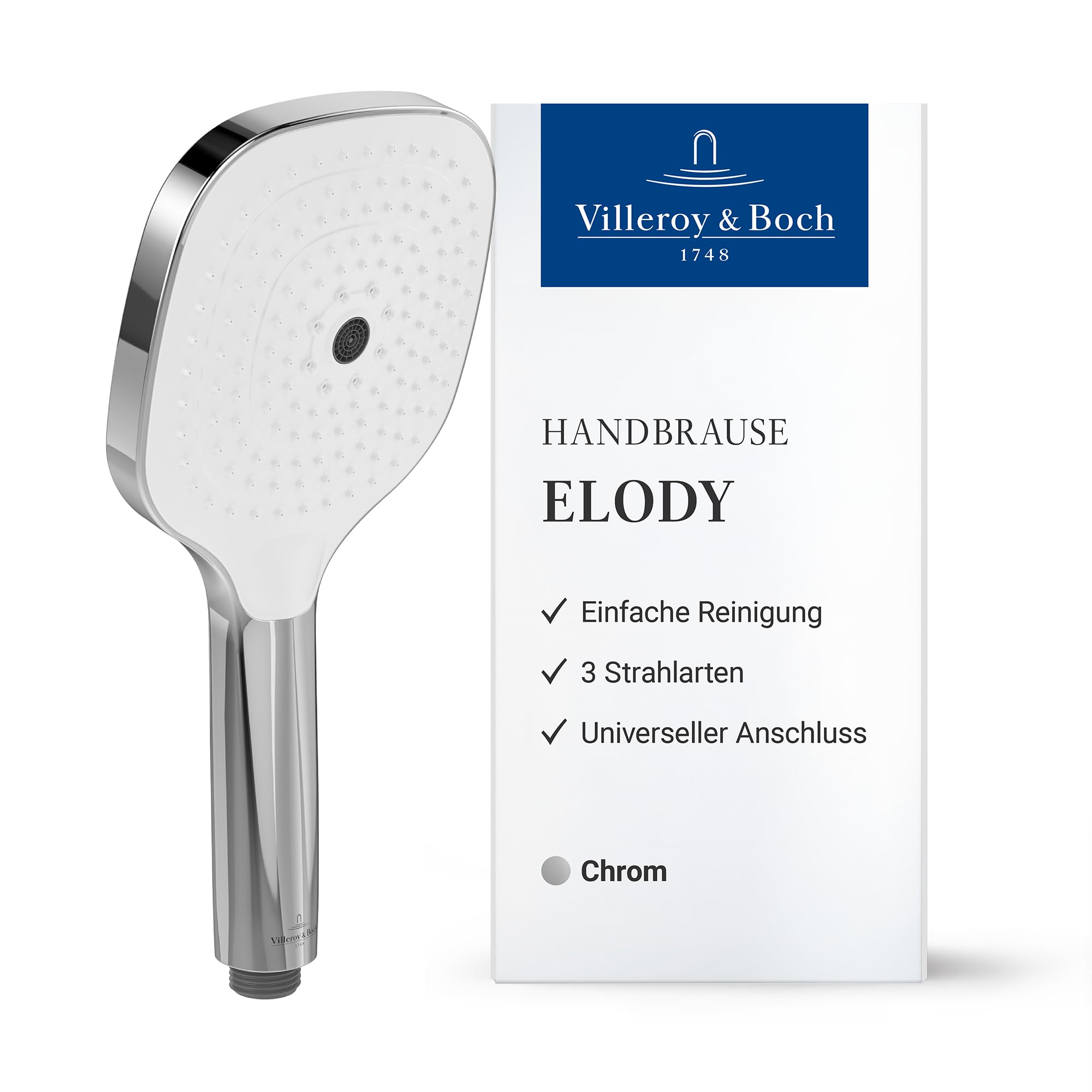 Villeroy & Boch Elody Duschkopf – Chrom