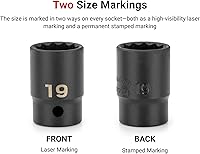 Vista 2 de TEKTON SID22035 Dado de impacto de 6 puntos de 1 3/8 pulgadas impulsor de 1/2 pulgada Profundo