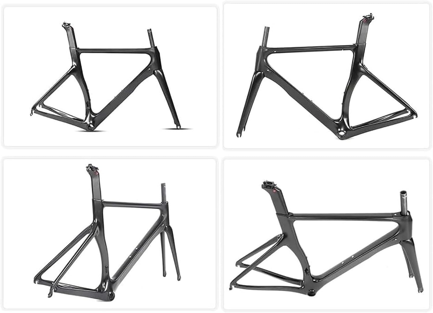 QR 100/130mm Internal Routing Racing Bicycle Frame Carbon Fiber Road Bike Frameset with Fork C Brake