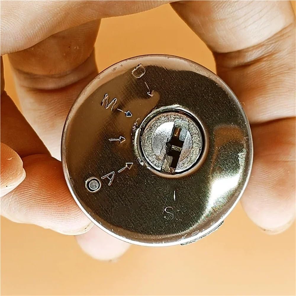 Lock Cylinder Assy 7701469419 7701469416 Compatible with CLIO MK2 1998-2005 for Megane for Scenic 1996-2003 Car Ignition Barrel Switch with Two Keys