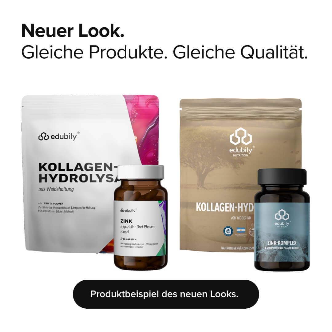 edubily® edu basic Aminosäuren Komplex Pulver mit Citrullin, Arginin, Glycin, Tryptophan, Taurin und MSM - Mit Stevia - Lemongeschmack (540 g, Zitrone)