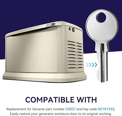 Miniatura 4 de Pestillo de llave 1333 compatible con Generac D3037 - Pestillo de bloqueo Construcción de metal duradero, corrige el pestillo roto y problemas de