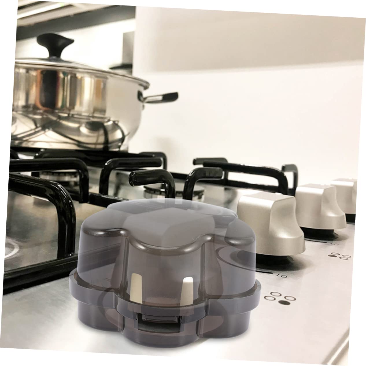 Totority Stove Top Protector Gas Burner Covers for Child Safety Translucent Design