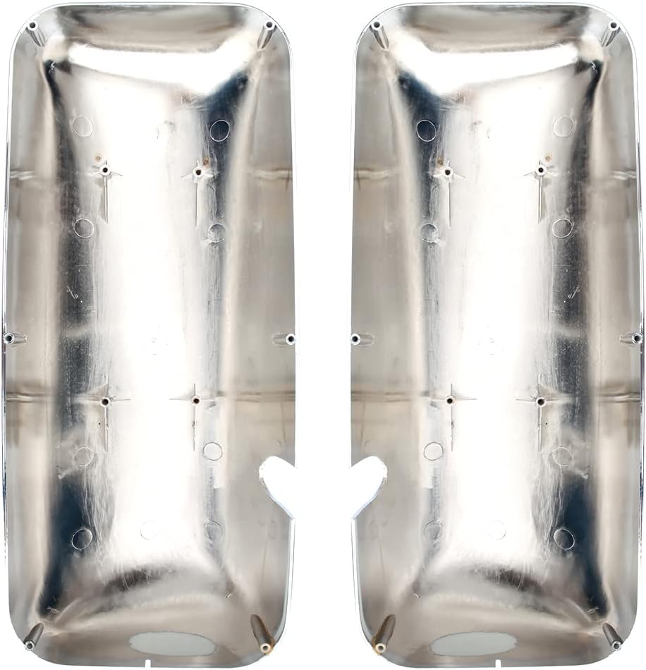 Chrome Door Mirror Covers Fit 2008-2016 For KENWORTH T170 T270 T370 T440 T470 T660 T800, Left/Driver Side and Right/Passenger Side