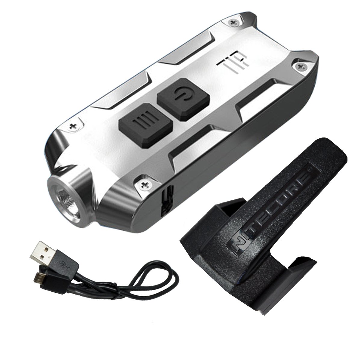 Nitecore Tip Ss Stainless Steel Edition 360 Lumen Usb Rechargeable