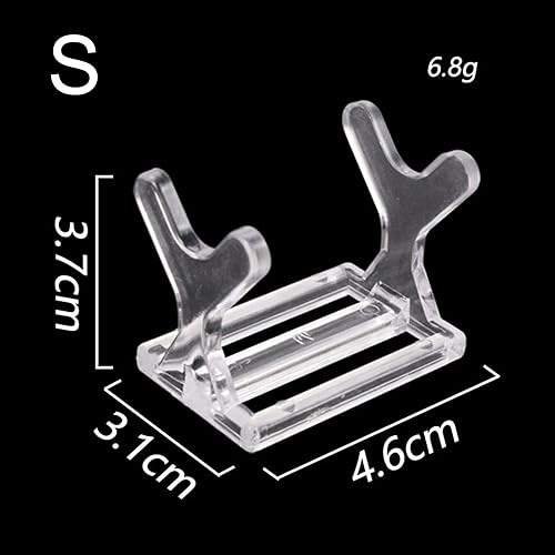 Miniatura 6 de Soporte de exhibición de señuelo de pesca transparente, soporte de cebo de pesca compacto, soporte de exhibición de cebos Wobbler, fácil de usar,