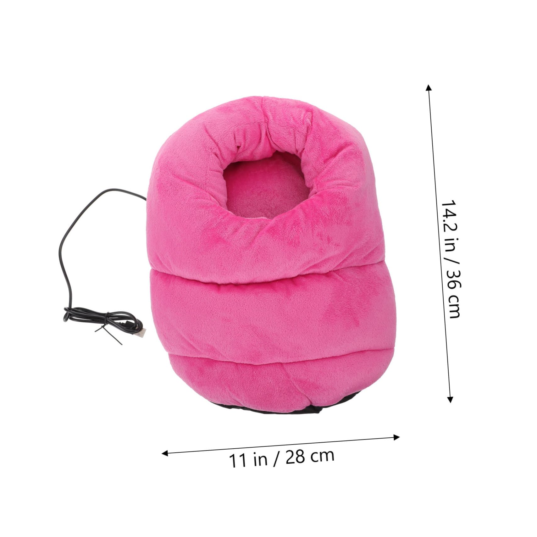 Homoyoyo USB Electric Heated Shoes Winter Foot Warmer with for Home Office Use for Long Hours at Desk Safe Reliable Heating