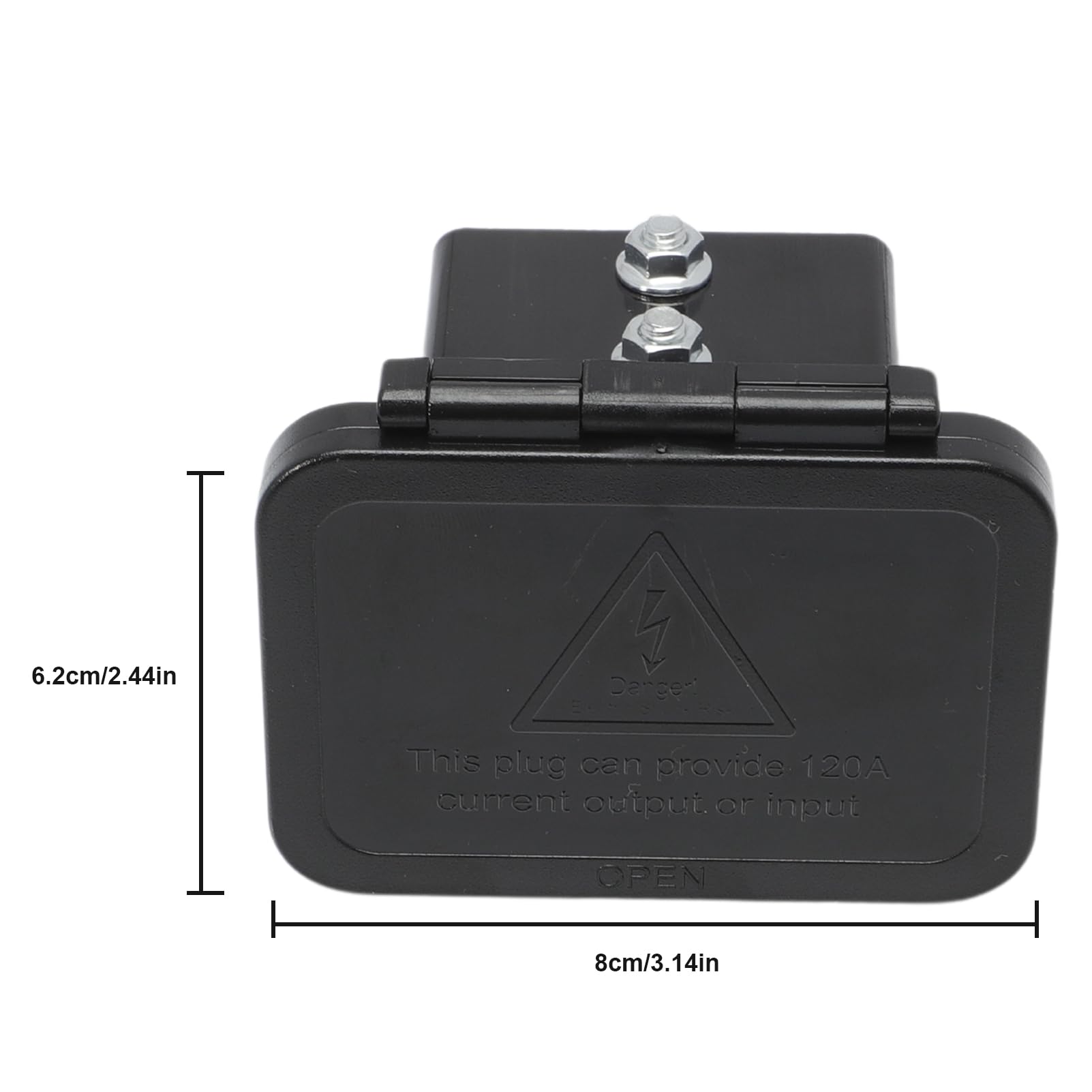 Presa Anderson HISports 120A Con Coperchio - Telaio Incasso Per Auto Camper Barche E Impianti Solari Presa Ad Alta 730365