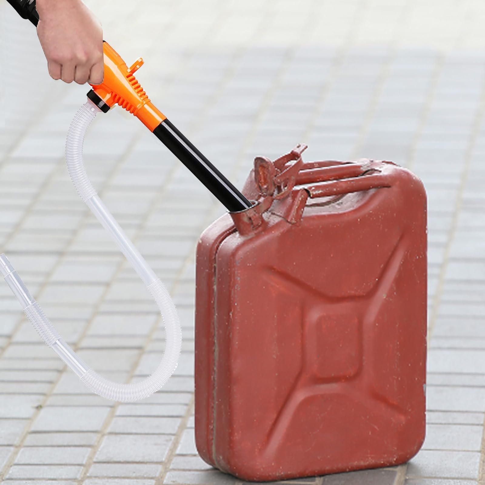 Pompa elettrica portatile a batteria per liquidi, 8,3 litri al minuto, per diesel, olio, refrigerante, acquario