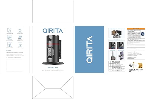 Miniatura 10 de Trípode de seguimiento facial automático, sin aplicación, soporte inteligente para teléfono con control remoto, rotación de 360, soporte para