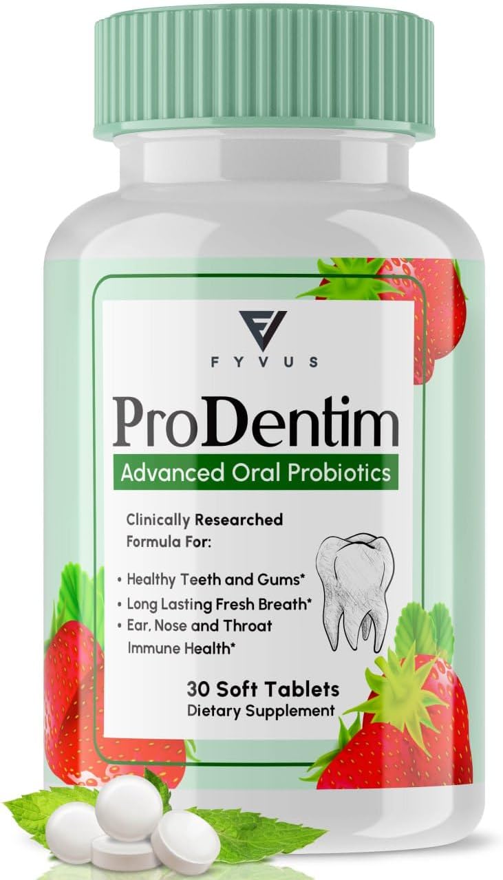 Prodentim for Gums and Teeth Chewable Tablets Melts Pro Dentim