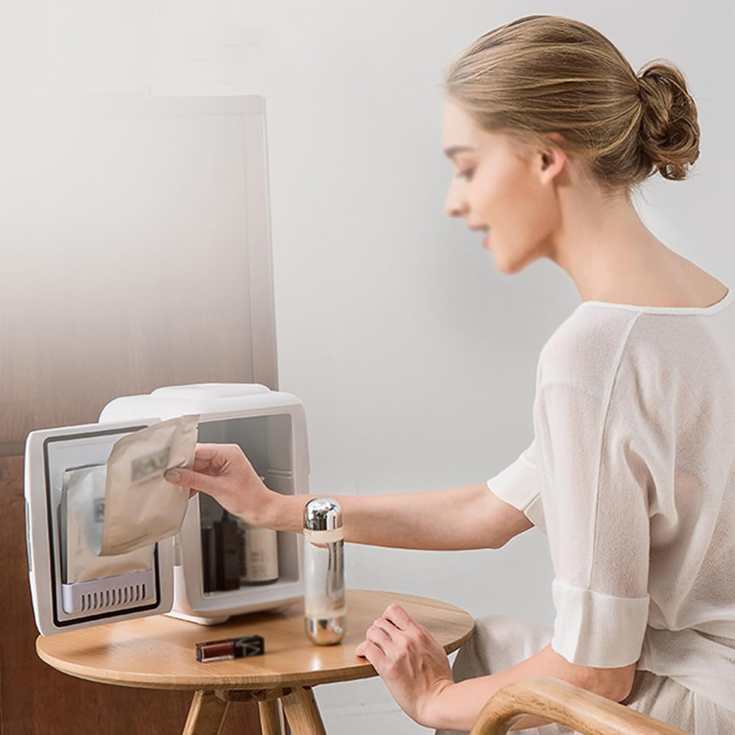 Yajuer Small Fridge, Portable Fridge with Removable Shelves, Thermostat Mini Refrigerator for Kitchen, Dorm, RV, Bedroom, Office, Living Room 3 61OpXspenqL. AC SL1500