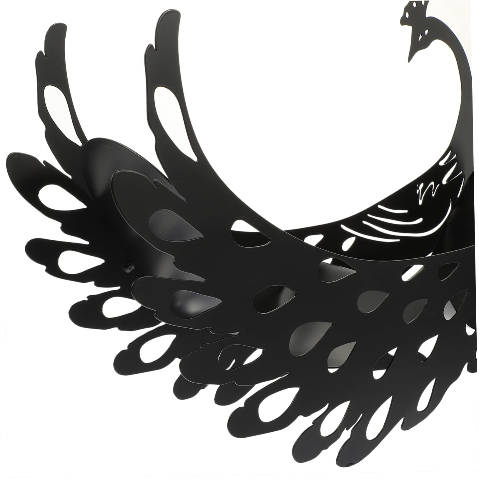 Portarrollos Negro Higiénico de Hierro Real Pavo Papel