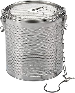 Hemoton Tea Ball Infuser Stainless Steel Mesh Seasoning Bag Filter Cooking Strainer Basket for Spices Loose Leaf Tea (14x1...
