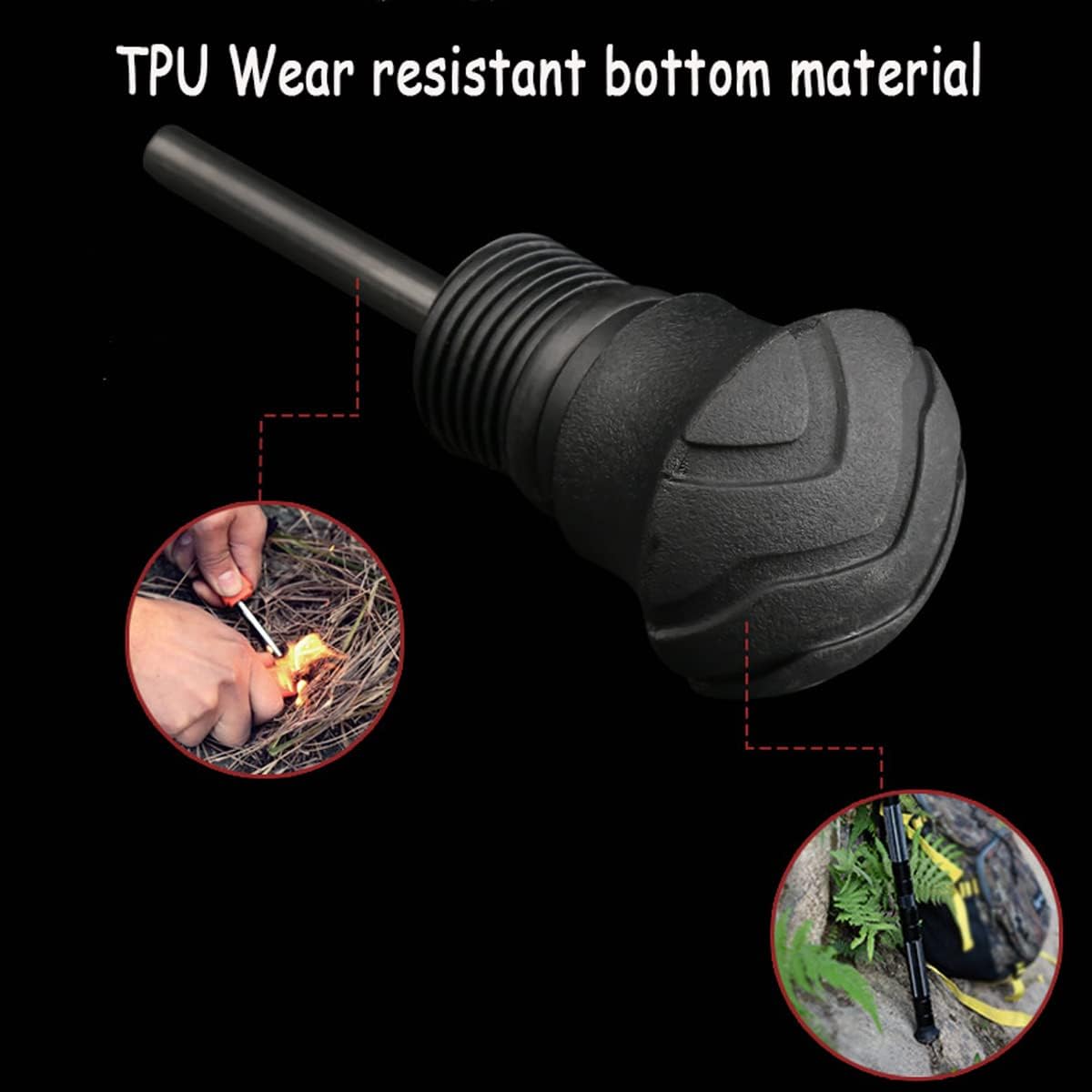 Trekking Poles Alpenstocks Walking Poles Multi Function Aluminum Alloy Hiking Sticks for Climbing Camping Backpacking Outdoor