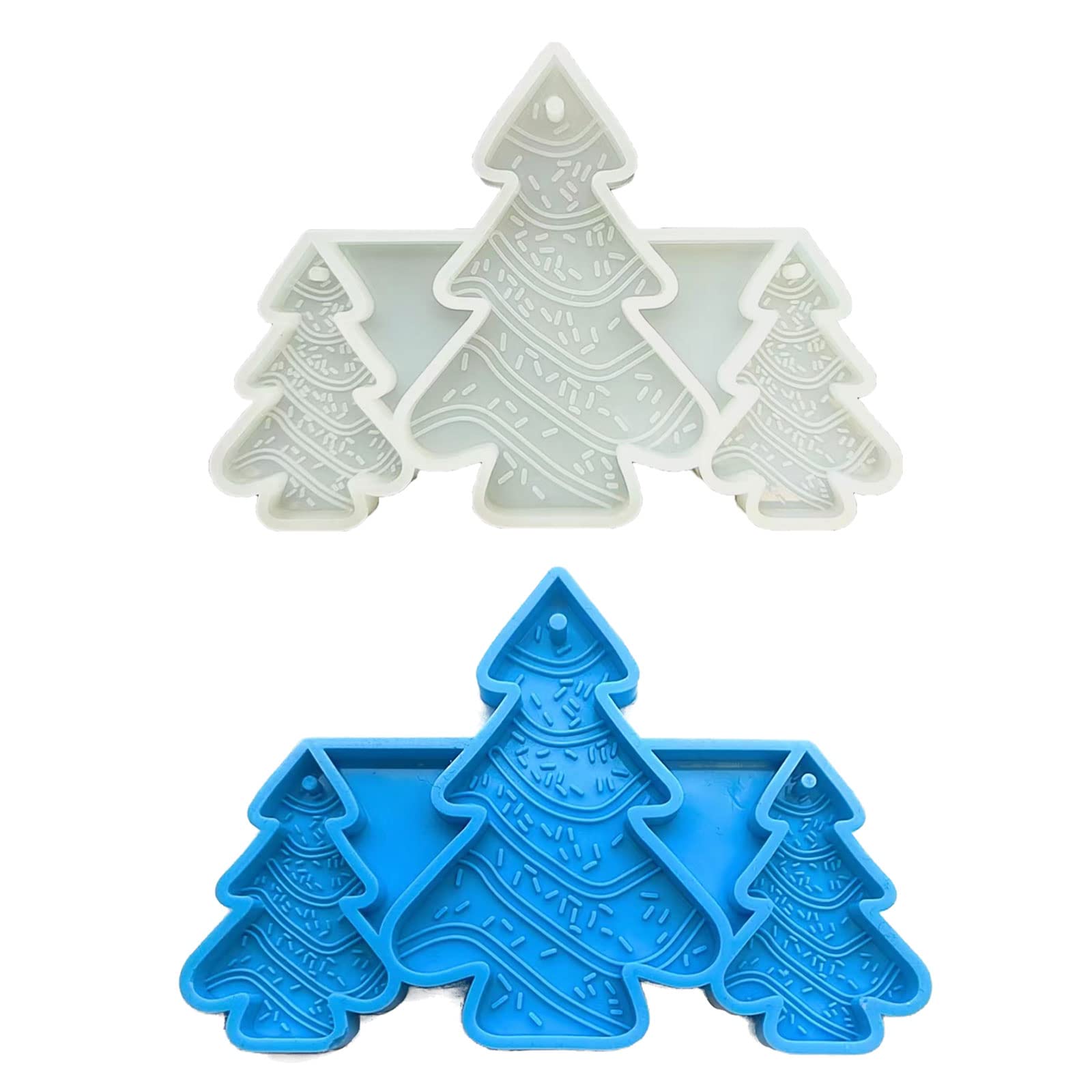 Szecl Silikonform Für Weihnachtsanhänger – 5 Stück, 11,4x7,4 Cm, Für Harz, Fotos & DIY-Dekoration