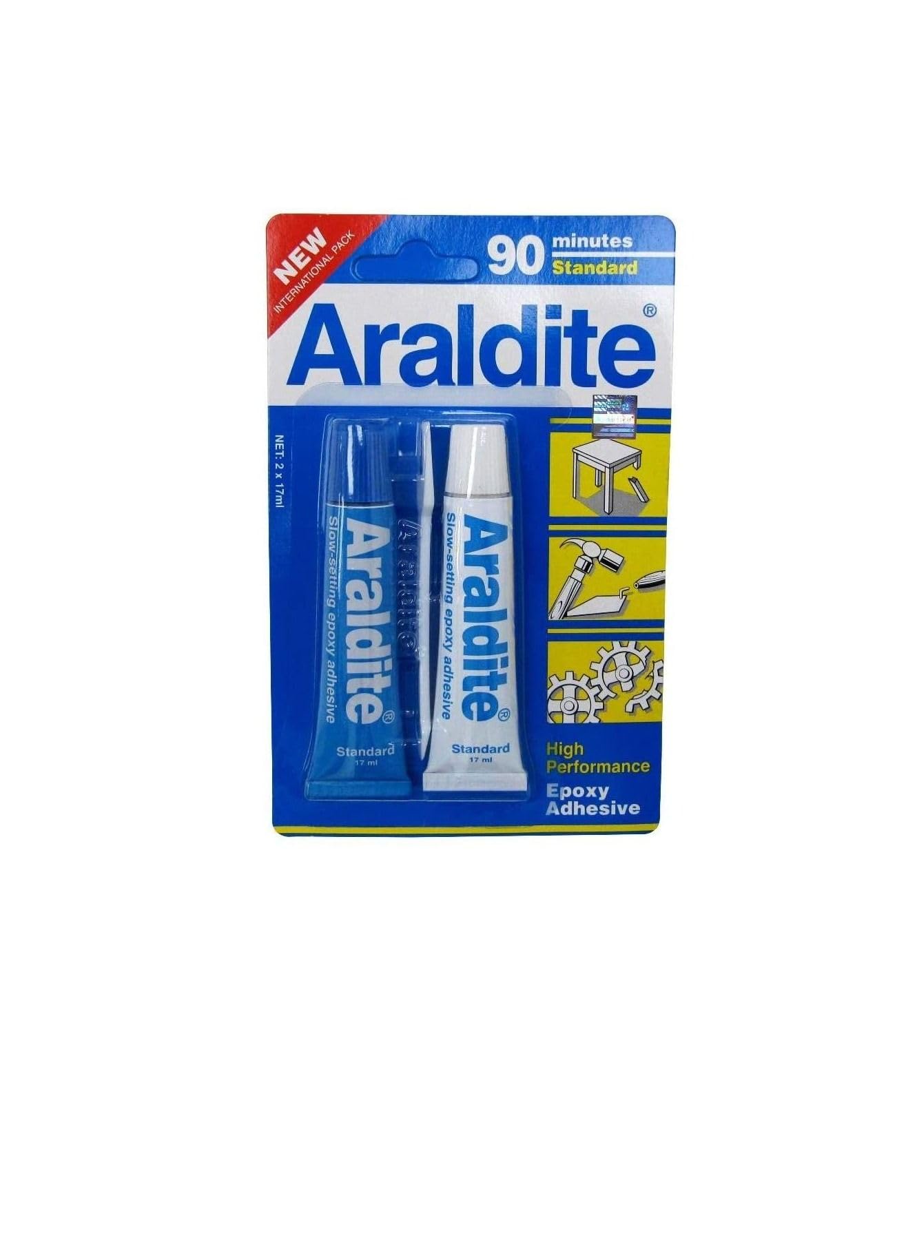 Araldite- Araldite Epoxy (Blue, 17Ml, 2 Tubes) 86598-UT-690