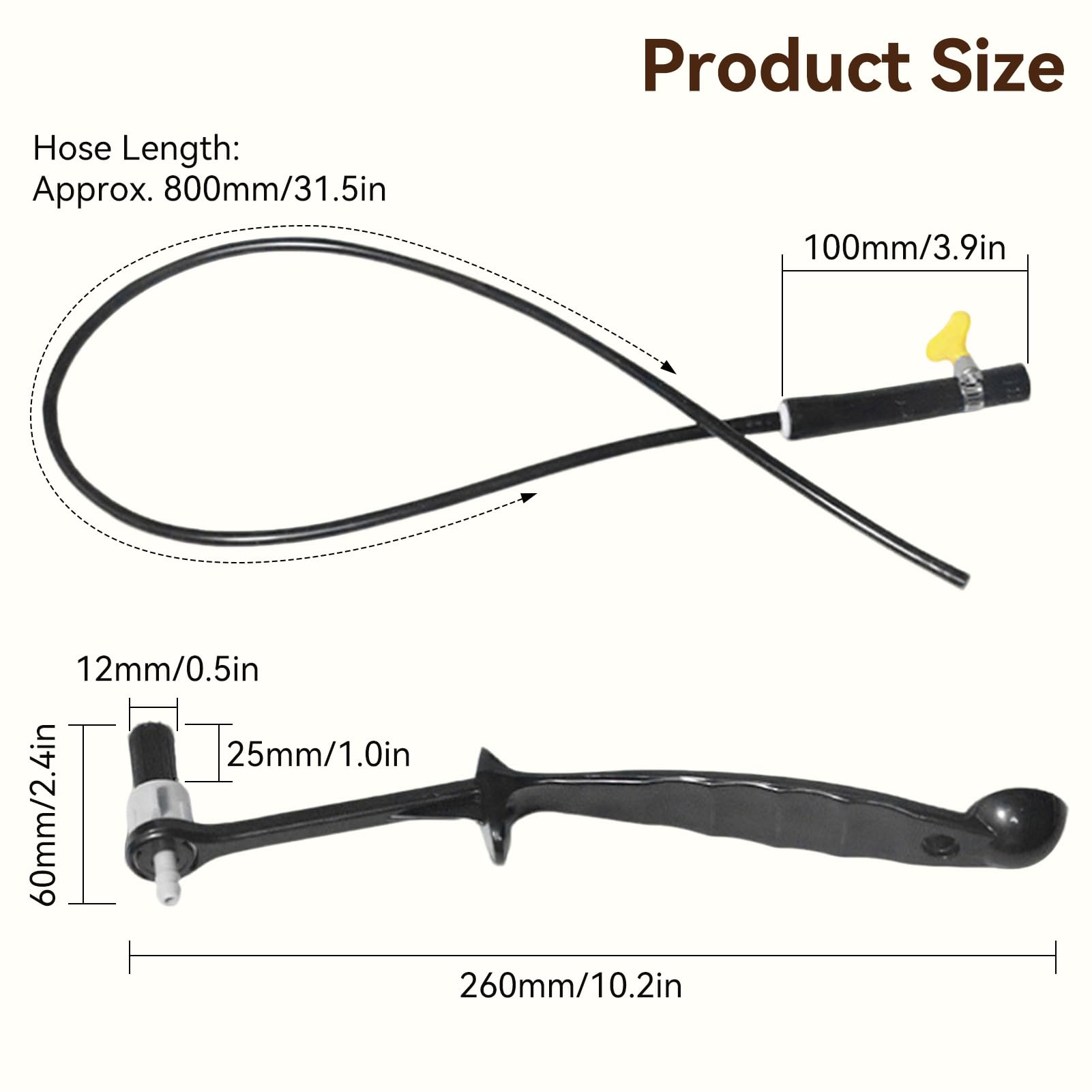 Brosse À Vapeur Pour Machine À Café, Tuyau En Silicone De 31,5 Pouces Outil De Nettoyage De Baguette À Vapeur Expresso Brosse De Nettoyage De Machine À Café Avec Tête Brosse À Café Pour Maison