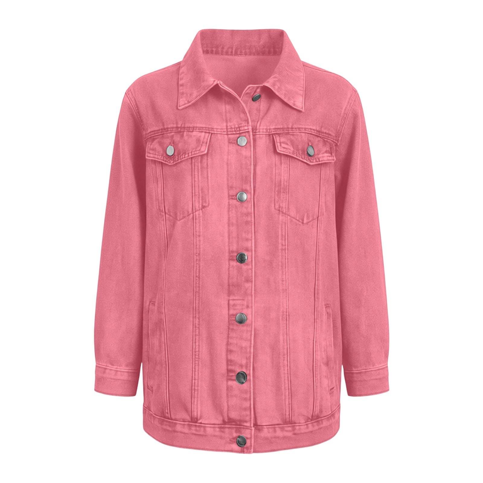 Genérico Cazadora Vaquera Mujer Elastica - Corto Sin Mangas con Chaqueta Vaquera Lavada con Botones para Mujer
