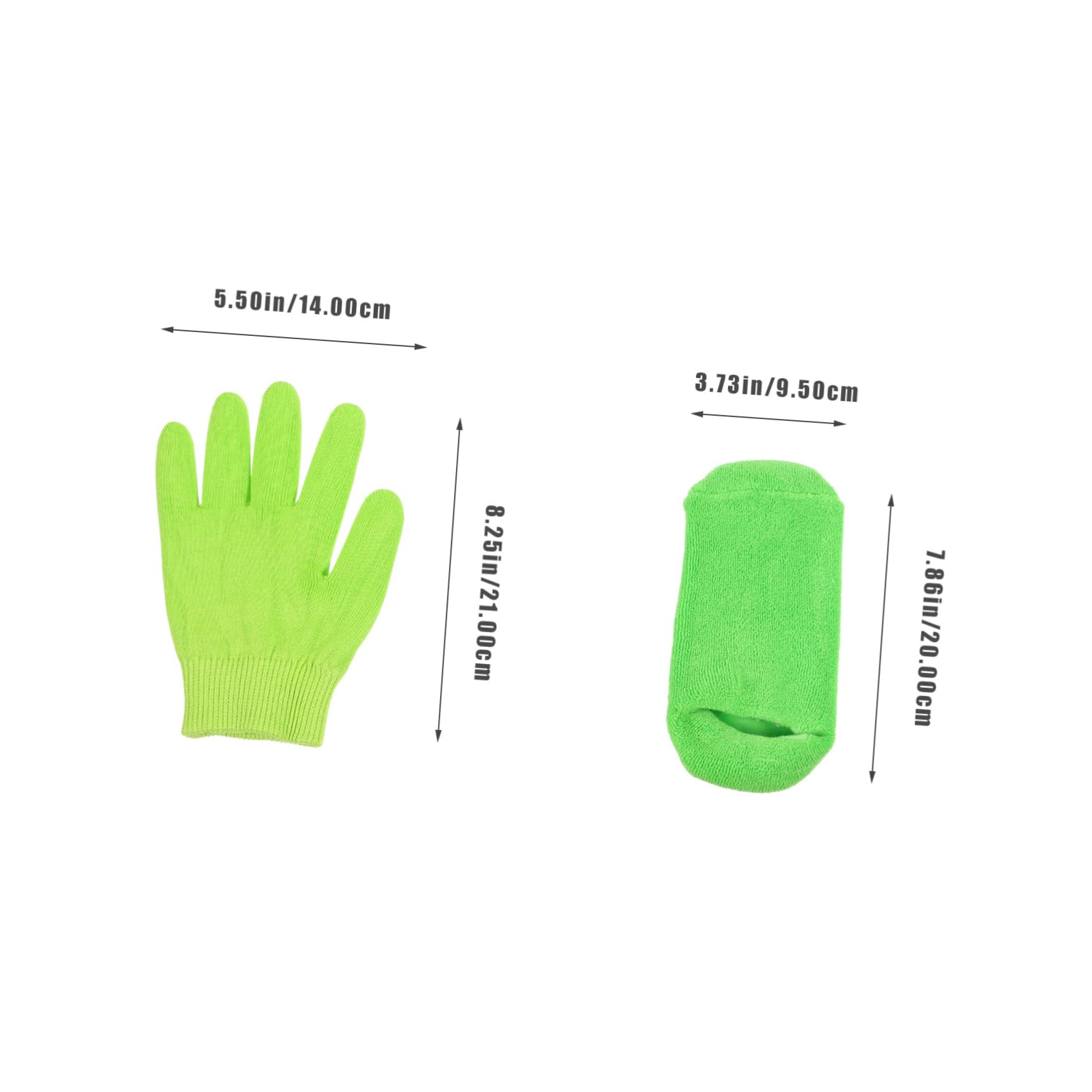 FOMIYES Moisturizing Gloves Socks Women's Foot Care Set Overnight Spa Gloves Soft and Comfortable Dry Hand Care