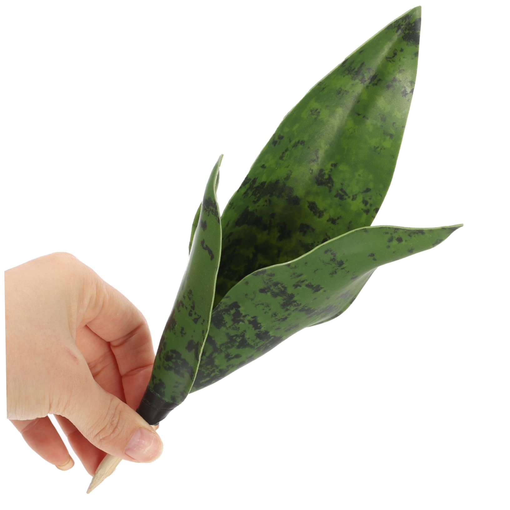Amosfun 10pezzi Decorazione Artificiale Sansevieria Vividissima Fake Per Ed Per Uffici e Casa e Facile