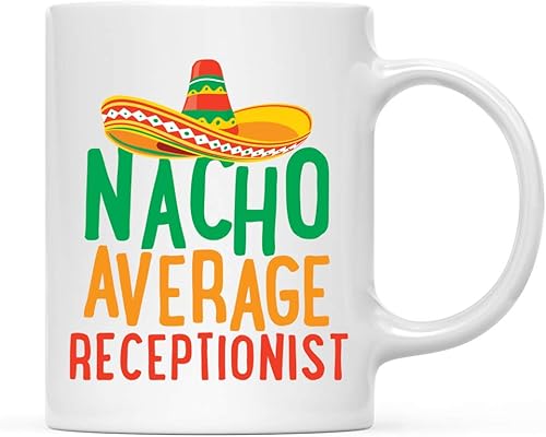 Vista 35 de Andaz Press Funny Quirky - Taza de café de cerámica de 11 onzas, regalo de broma, Nacho Promedio, 1 paquete sacerdote.