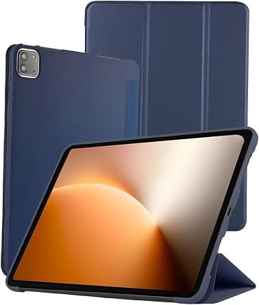 for Honor MagicPad 3 Pro 13.3 inch Tablet Protective case, Shockproof Lightweight PU Protective Cover with Stand, Child-Friendly Protection, Easy to Clean Design,Blue