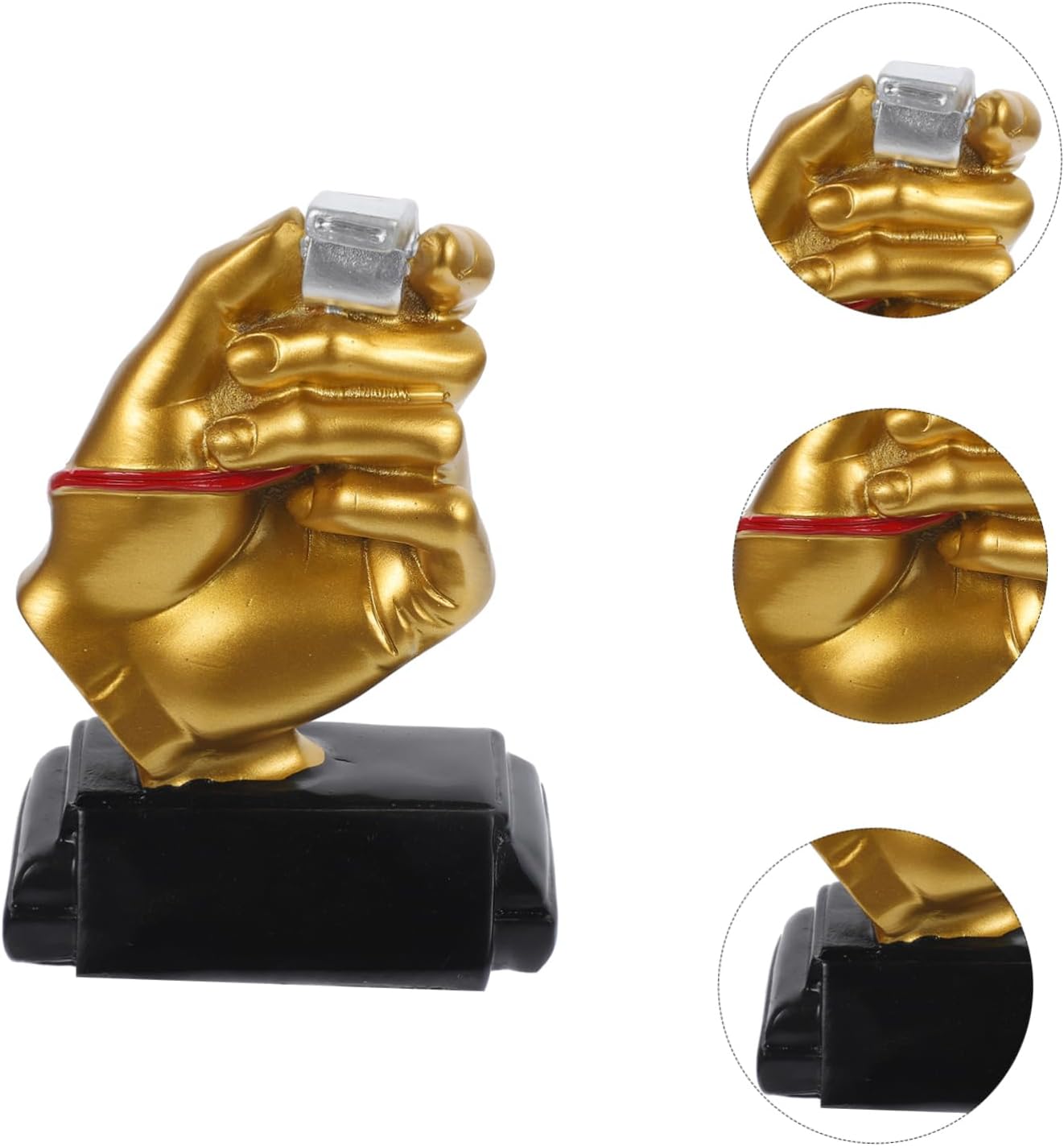 Garneck Resin Soccer Trophy Award Desktop Decoration for Sports Events Festivals and Competitions for Soccer Enthusiasts and Players