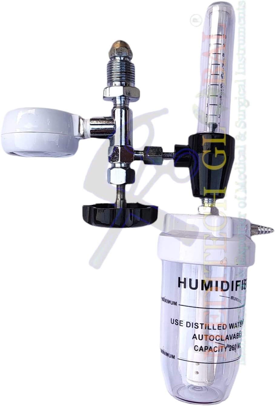 - FA Valve/Oxygen Flow Meter With Humidifier Bottle