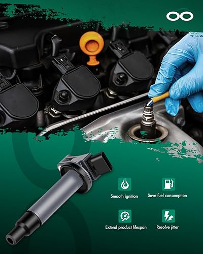 Vista 803 de SCITOO 1 bobinas de encendido con 4 bujías de iridio para Chevrolet 2011-2015 Cruze 1.4L 2016 Cruze Limited 1.4L 2012-2020 Sonic 1.4L 2013-2021 Trax