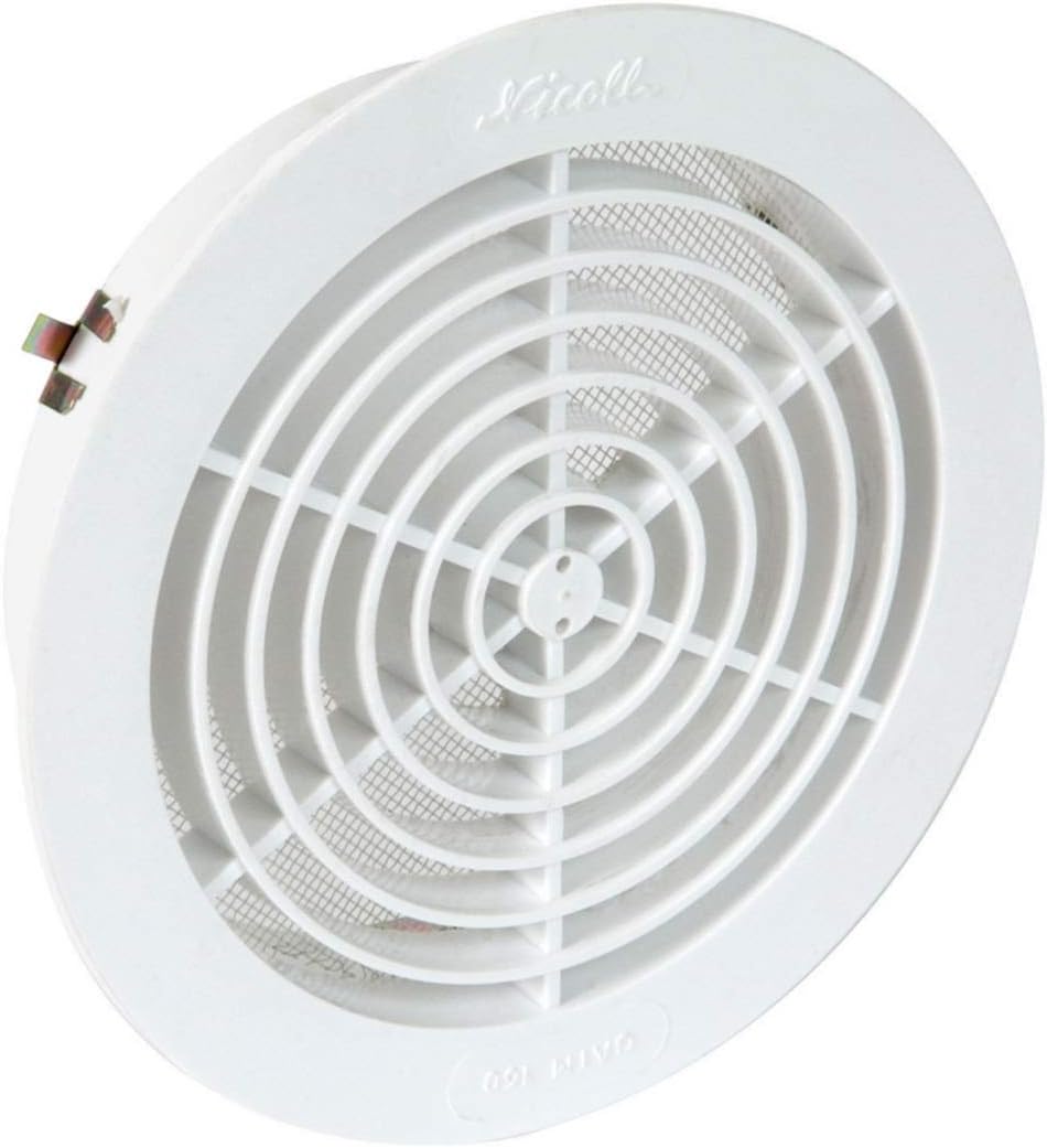 Grille d'aération intérieure simple 1GATM160 pour tube
