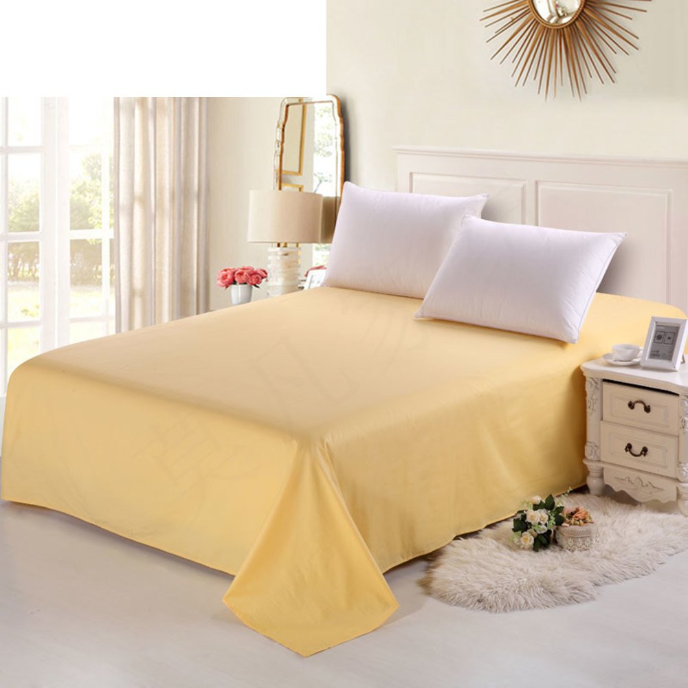Tissu de coton pur double feuilles 200x230cm pour des nuits sereines