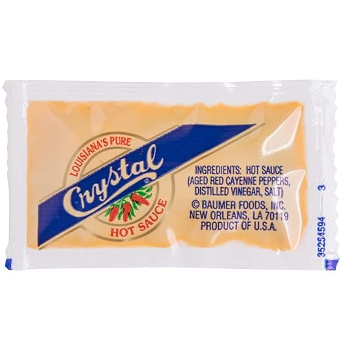 Crystal Salsa picante 0.25 oz Paquetes - 50 ct.