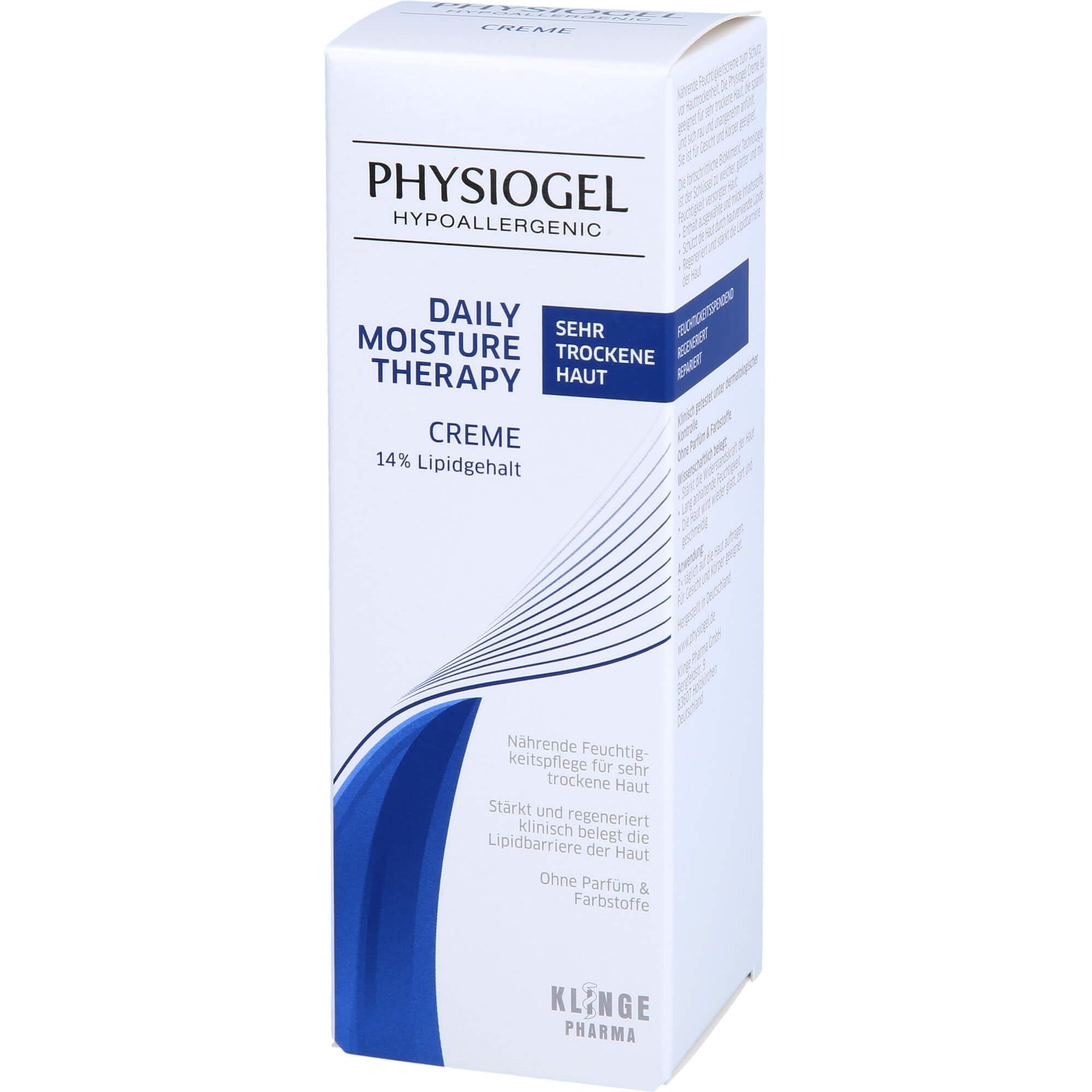 PHYSIOGEL Daily Moisture Therapy Creme für sehr trockene Haut, 75