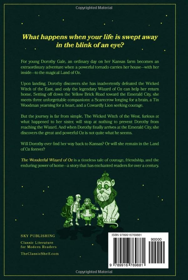 The Wonderful Wizard of Oz (Illustrated Gift Edition): The Complete 1900 Text with All 160+ Original Denslow Artwork