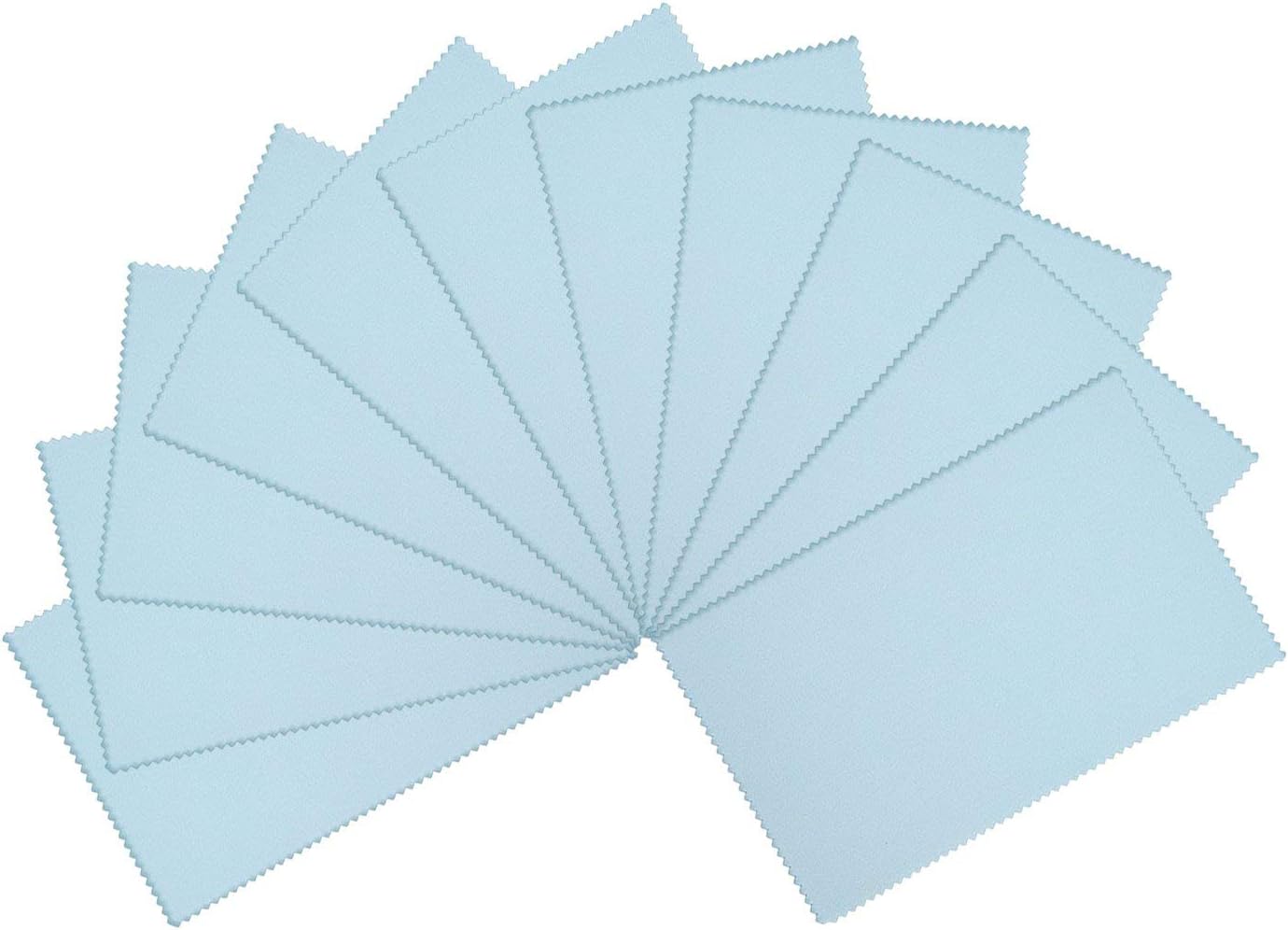 Sunmns 5 x 8 Inches Jewelry Cleaning Cloth Polishing Cloths for Silver Gold Platinum Brass, 30 Pieces