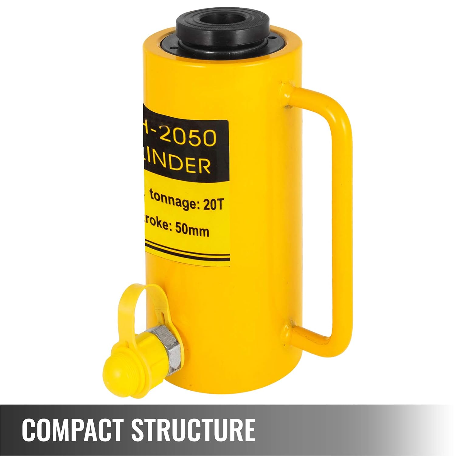Mophorn 20T 2Inch Hydraulic Cylinder Jack Hollow Single Acting Hydraulic Ram Cylinder 50mm Hydraulic Lifting Cylinders (20T 2Inch Hollow)