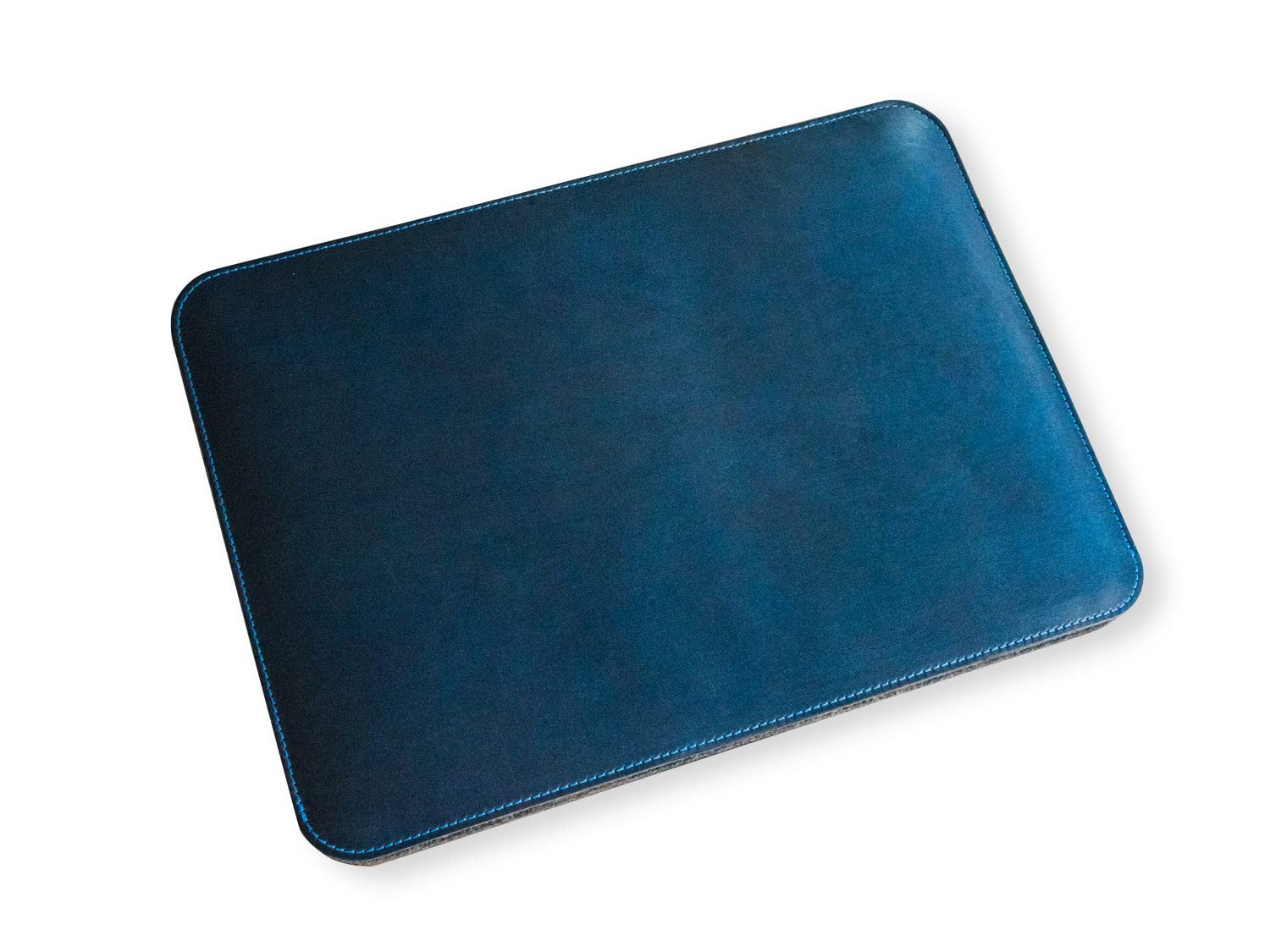 Amazon.com: Leather Macbook Case Full Grain Blue INK Leather