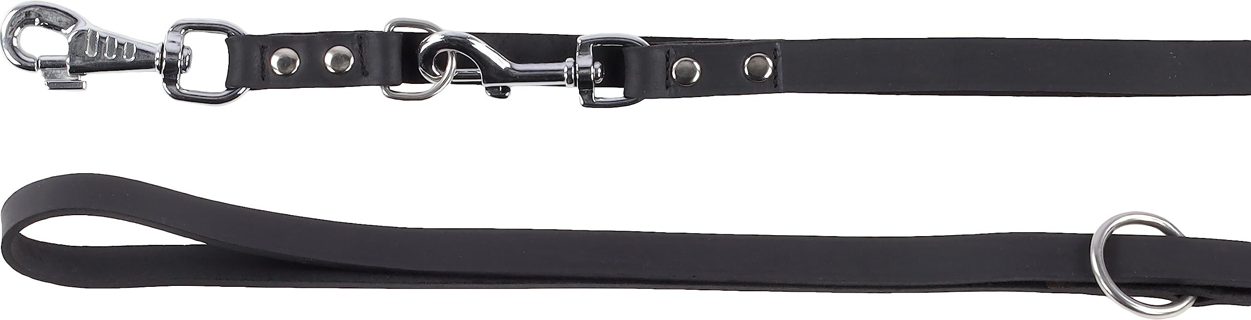 Flamingo Dog Training leash Seattle Black 2m 12mm