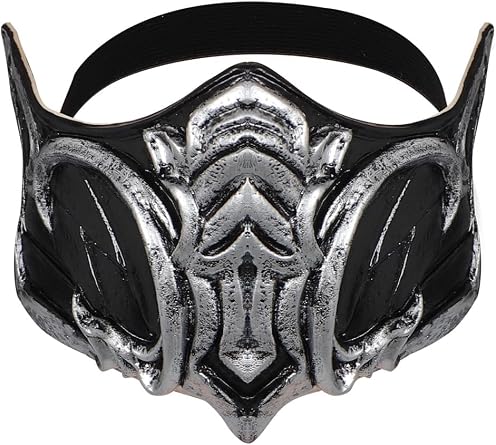 Sub Zero Cosplay MK Costume Accessories Sub Zero Latex Mask Adults Mens Halloween Carnvials Party Outfits Props