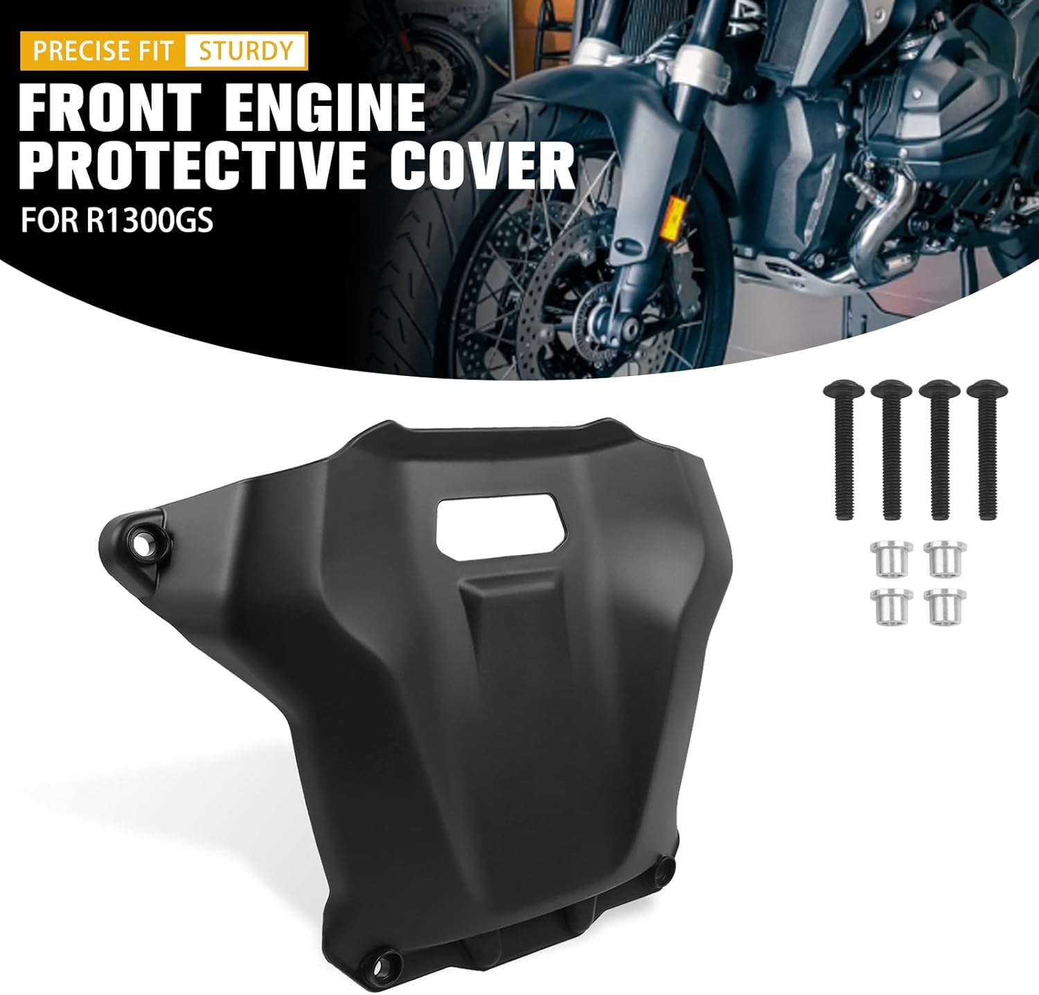 Front Engine Guard Baffle Protection Cover Replacement For BMW R1300GS 2023-2025 R1300 GS ADV Adventure 2024 2025 Motorcycle Engine Housing Protector