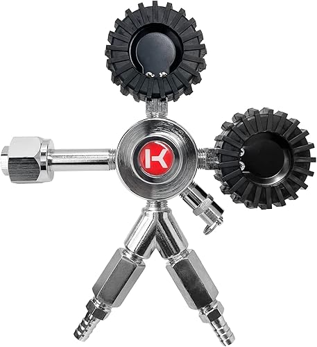 Miniatura 6 de Kegco Regulador de cerveza de barril de CO2 de doble calibre de calidad comercial premium