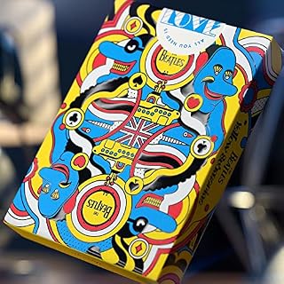Theory 11 and Cipher Playing Cards Yellow Submarine Jeu de cartes à jouer sur le thème des Beatles – Comprend un sac de… - Les Beatles, Paul McCartney, John Lennon, RIngo Starr, George Harrison Theory 11 and Cipher Playing Cards Yellow Submarine Jeu de cartes à jouer sur le thème des Beatles – Comprend un sac de… – Image 4