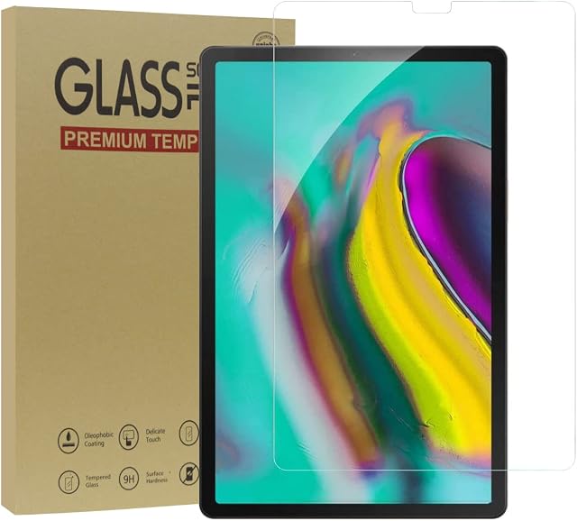 Samsung Galaxy Tab S5e 10.5 Inch 2019 T720/ T725 Screen Protector, [Anti-Scratch][Easy Installation][Bubble Free] Tempered Glass film