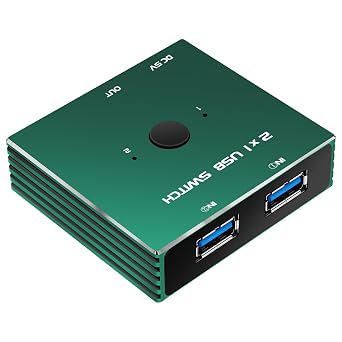 USB 3.0 Switcher 2 in 1 Out USB kvm Switch 2 Computers USB 3.1 Switcher 2 in 1 Out